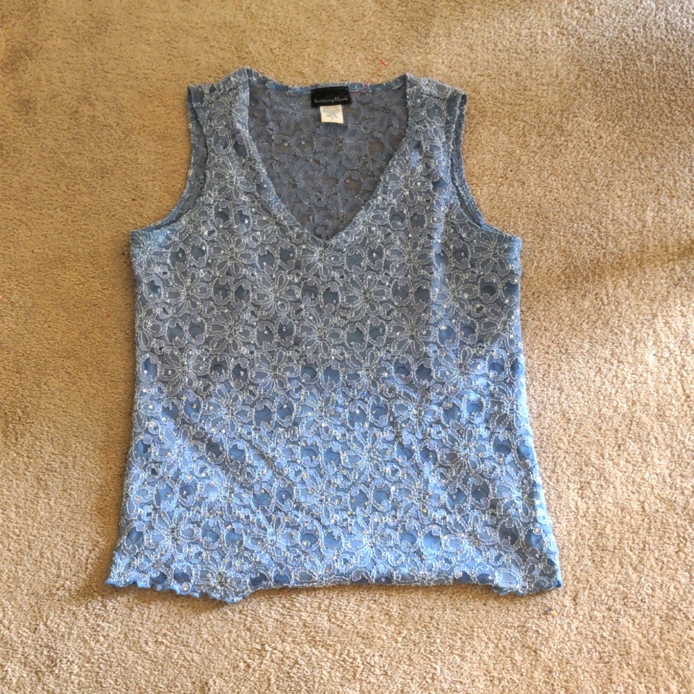 Elegant Cinderella Sparkle Dress Tank Top